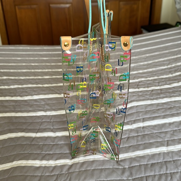 Dooney and Bourke Clear Multi-Color Tote - Picture 3 of 4